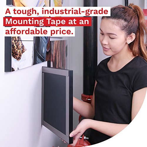 XFasten Extreme DoubleSided Acrylic Mounting Tape Removable, Gray, 1