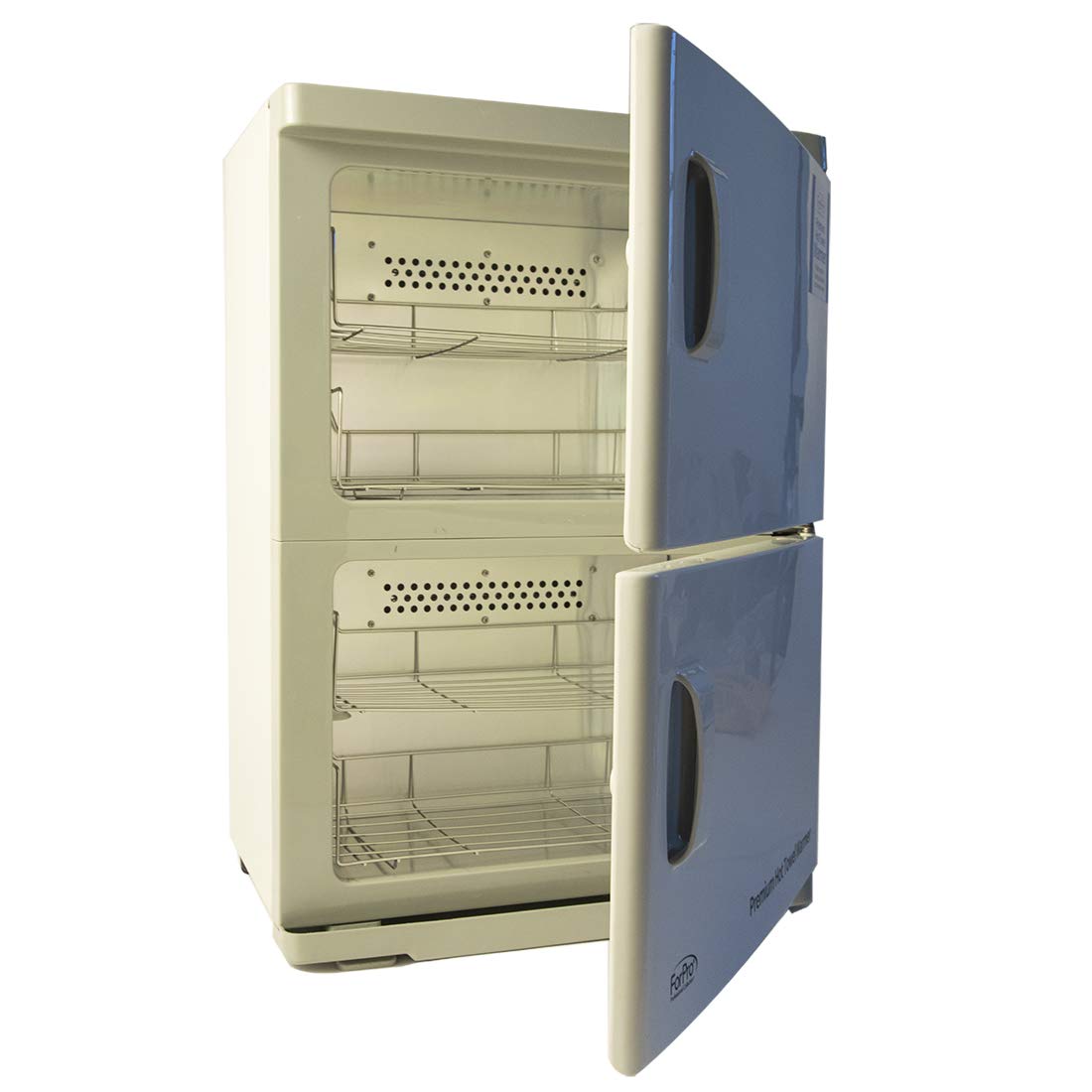ForPro Premium Double Hot Towel Warmer, UV Sterilization, 48 Towel Capacity, Rust Resistant Towel Heater, 25.5” H x 17.75” W x 11” D: Beauty