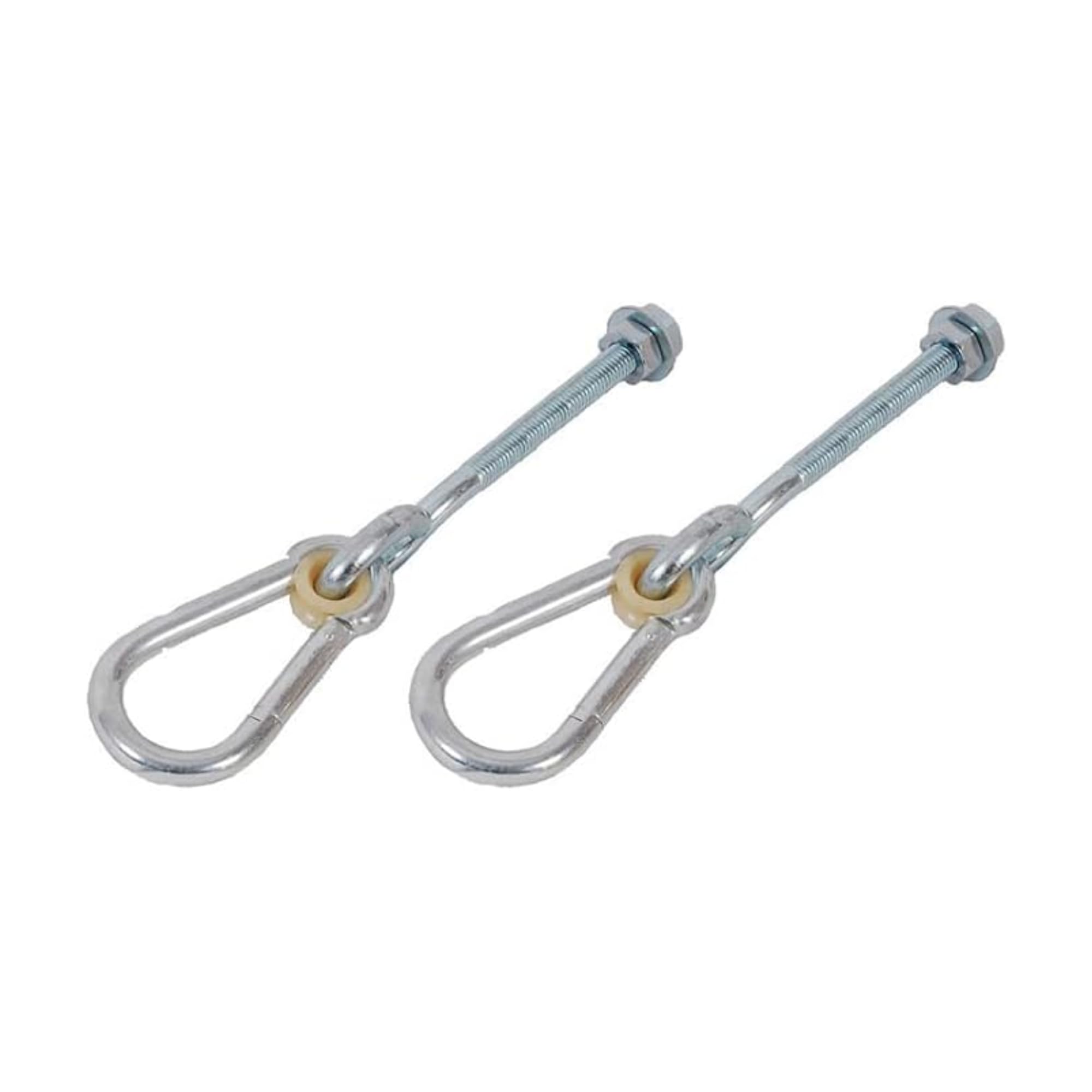 Heavy Duty Swing Hook Set, M10 Climbing Frame Hooks, Pack of 2, Zinc-Plated Steel
