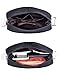Leaper Cute Thickened Canvas Sling Bag Shoulder Bag Pencil Case Black 2PCS