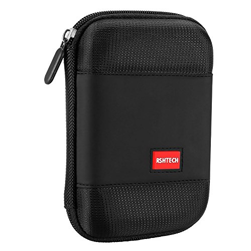 RSHTECH Hard Drive Case for 2.5 Inch SSD External Hard Disk GPS Camera Portable Ultra Slim Carrying Case, EVA Shockproof - Thumbnail 7