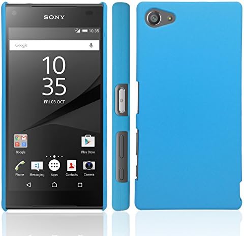 Sony Xperia Z5 compact Case, YUCHIC Ultra-thin Soft Feel Perfect Fit PC Hard Case Cover for SONY XPERIA Z5 COMPACT (2015 SmartPhone Model / Smallest Version / XPERIA Z5 MINI) LIGHT BLUE