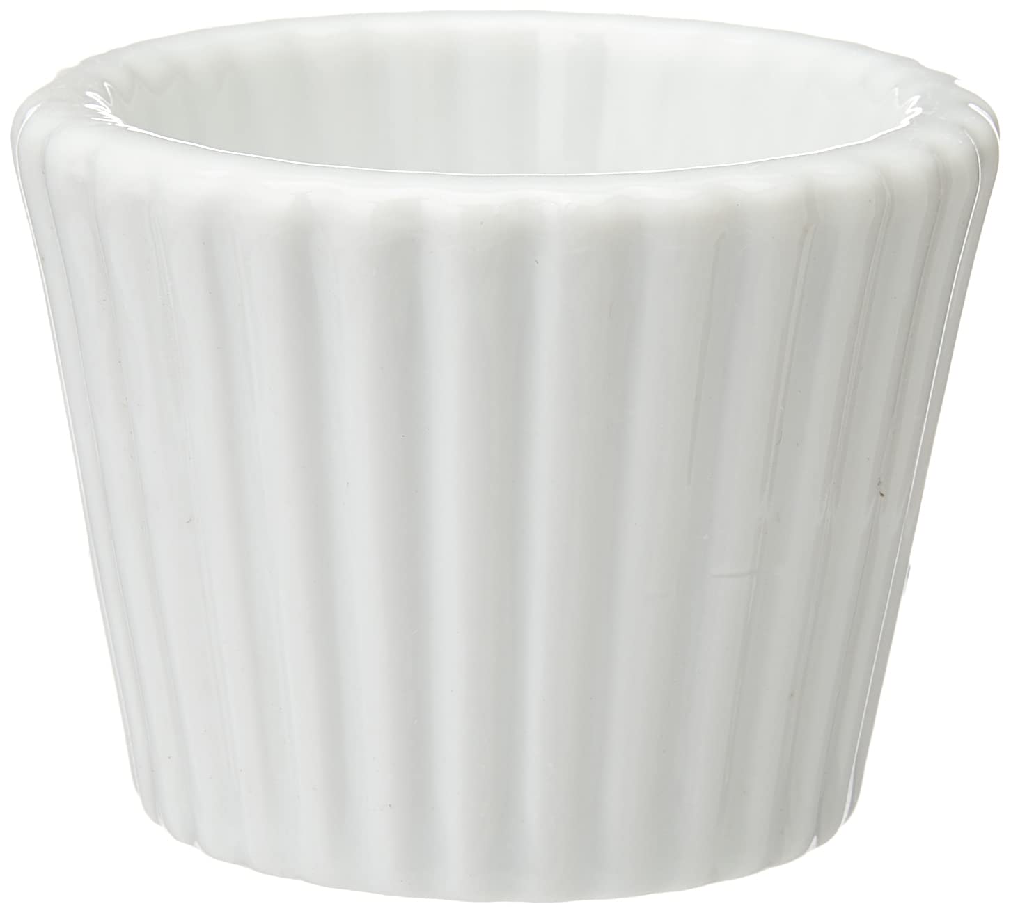 GenWare Porcelain Fluted Ramekin 1.5oz / 45ml, 369206, Pack of 12