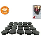 Flower Pot Feet, Invisible Flower Pot Risers, Rubber Risers for Plant Pots - 20 or 8 Pc (20)