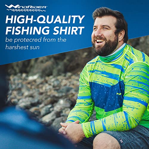 UPF50+ Long Sleeve Fishing Shirts for Men Vented Sides, Light Weight, Wicking Pricepulse