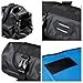 Roswheel Attack Series 111369 Waterproof Adjustable Capacity Bike Bicycle Cycling Handlebar Bag with Detachable Dry Pack, Black