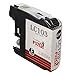 FUZOO Compatible for Brother LC103 Ink Cartridges (2 Black 1 Cyan 1 Yellow 1 Magenta, 5-Pack) Use in Brother MFC-J870DW MFC-J450DW MFC-J470DW MFC-J6920DW MFC-J4410DW DCP-J152W MFC-J4710DW MFC-J6720DW
