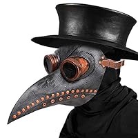 Plague Doctor Mask - Long Nose Bird Beak Steampunk Halloween Costume Props Mask