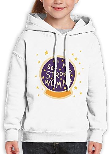 ElinaDesdemona See A Strong Woman Youth Hooded Sweatshirt