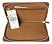 Michael Kors Hamilton Traveler Large Zip Around Leather Wallet (Accorn)
