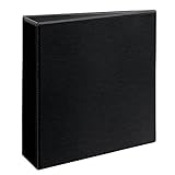 Avery Durable View Binder with 3-Inch Slant Ring, Holds 8.5 x 11-Inch Paper, Black, 1 Binder (17041)