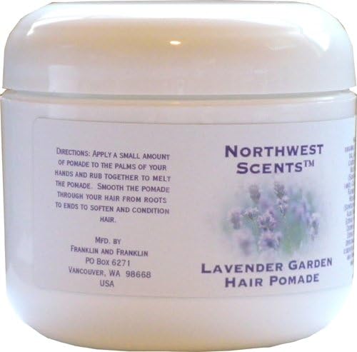 Northwest Scents Lavender Garden Hair Pomade for Black, African American, Afro Caribbean, Dry, Coarse, and Highly Textured Hair - 4 oz jar