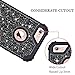 Casetego Compatible with iPhone 6S Plus Case,iPhone 6 Plus Case,Glitter Sparkle Bling Three Layer Heavy Duty Hybrid Sturdy Shockproof Protective Cover Case for Apple iPhone 6 Plus/6S Plus,Shiny Black