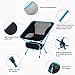 CUJMH Ultralight Folding Camping Chair Portable Compact Lightweight Backpacking Beach Chairs with Carry Bag for Outdoor, Camp, Picnic, Hiking, Travel, Festival