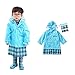Cartoon Waterproof Children's Raincoat (M, Blue)