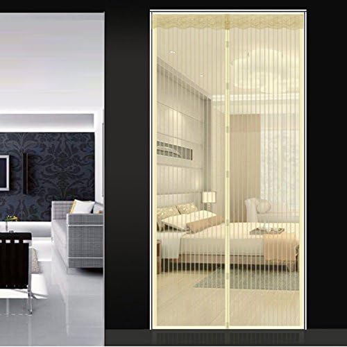 DSAQAO Easy installation magnetic screen door, Living room Ultra seal Magnetic mosquito net, Shut automatically Screen mesh curtain Insect Protective netting-B 90x220cm(35x87inch)