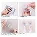 Hong fa 20 Pack Reusable Adhesive Hooks,Transparent Reusable Seamless Hooks No Scratch Hooks ,Waterproof and Oilproof,Transparent Bathroom Kitchen Key Wall Hook, Ceiling Hanger