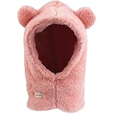 Baby Girls Winter Hat Boys Warm Scarf Hat Kids Thick Earflap Hood Cap with Ear 6M-7T