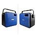 MAONO PA System with Wireless Microphone Karaoke Machine, Portable Rechargeable 20W Party Speaker for Adults Kids Mobile APP with FM Radio, LED Light, 1X6.5
