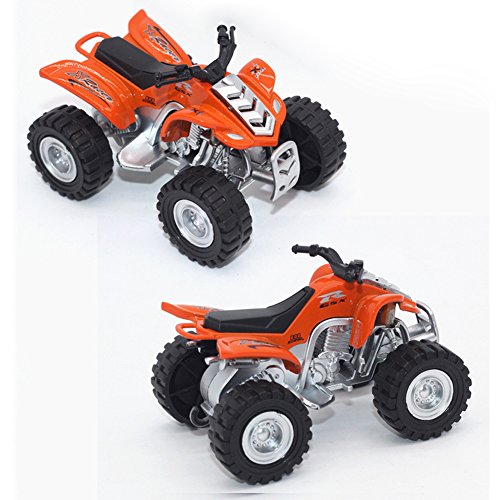 VANTIYAUS 2 Packs Alloy Beach Motorcycle Toys,Pull Back Model Beach Motorcycle Cars ,Gift Idea Kids Toys for Boys Girls - Thumbnail 2