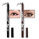 Kaely 2Pcs Black Dark Brown Pencil