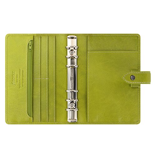 Filofax Malden Leather Organizer Agenda Calendar with DiLoro Jot Pad Refills (Personal, 2019 Pear)