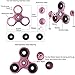 Fidget Spinner, TILO Spinner Fidget Tri-Spinner Fidget Toy Hybrid Bearing EDC Focus Toy Finger Top for Killing Time Spins 2-5 Min (Silver Aluminum Alloy)