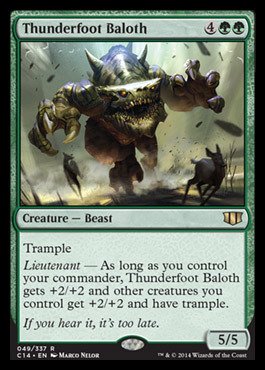 Magic: the Gathering - Thunderfoot Baloth (049/337) - Commander 2014