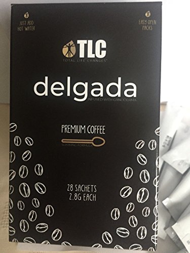 Loose weight with New Delgada coffee infused with Ganoderma 28 Sachets per box