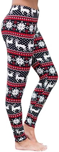 2019 Fashion Ladies Christmas Leggings DAYSEVENTH Women Lady Skinny Xmas Christmas Deer Print Stretchy Jegging Pants Slim Geometric Leggings
