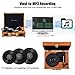 Record Player,Pareiko Turntable 3 Speed Vinyl Record Player with Stereo Speaker MP3 Recording Suitcase Designthumb 1