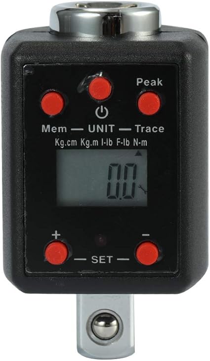 Kkmoon Adaptateur De Couple Affichage Digitale Electronique De Haute Precision Cle Dynamometrique 1 5 1000nm Cle Universelle Amazon Fr Bricolage