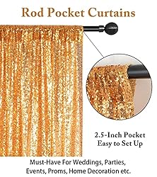 ShiDianYi 8 X 8, Gold Sequin Backdrop, Sequin Photo