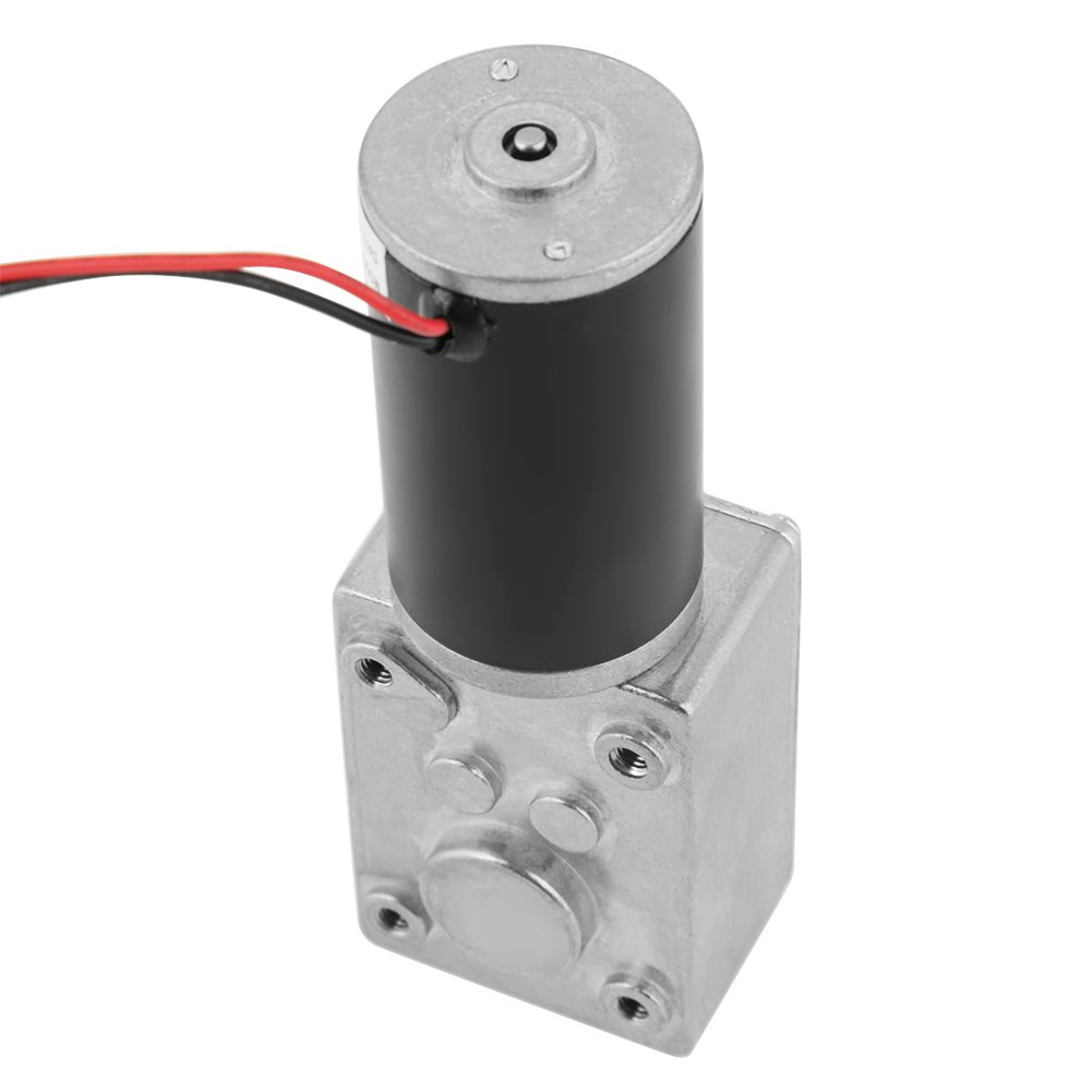 Hilitand DC 12V 200RPM Turbo Worm Geared Motor, Geared Motor, Turbo Worm Motor, Permanent Magnet Reduction Motor