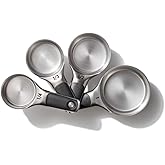 OXO Good Grips 4 Piece Stainless Steel Measuring Cups with Magnetic Snaps