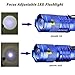 Pocketman Pack of 6, 7W 300LM SK-68 3 Modes Mini LED Flashlight Torch Tactical Lamp