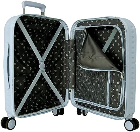 Accent Maleta de cabina Rígida, Azul, 4 Ruedas dobles
