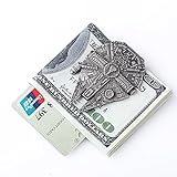JingChuan Men's Spaceship Metal Money Clip Card Case Wallets for Star Wars