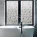 VELIMAX Privacy Window Film Colored Static Cling Stained Glass Film Decorative Window Cover Opaque Sun Blocking Anti-UV (35.4
