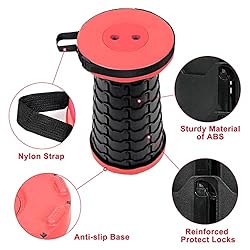 VOLIXOD Foldable Telescoping Stool
