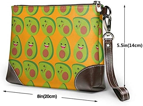 クラッチバッグ 軽量 長財布 新作製品 世界最高品質人気 車 バイク 100 品質保証 クラッチバッグ 正規品送料無料 セカンドバッグ ジュエリー 激安超特価 な本革 旅行 男女兼用 ストラップ付き B086qvh5cr 出張 ハンドバッグ 漫画かわいいアボカド 高級 大容量携帯