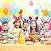 FRCOLOR Bunny Ears Headband for Girls Adult, Rabbit Ears Costume Headband for Easter Christmas Party Supplies Cosplay Favors, 6PCs