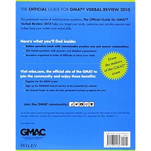 The Official Guide for GMAT Verbal Review 2015, With Online Question Bank and Exclusive Video