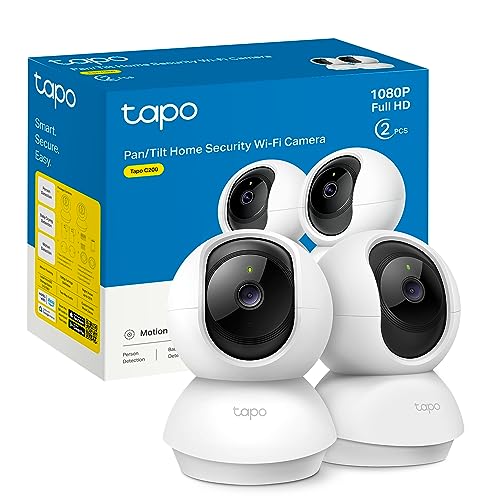 C200P2 - Cámara de Vigilancia WiFi Interior 360º, 1080p, Detección IA
