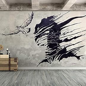 Wall Mural Street Art Graffiti Removable Wallpaper Wall Sticker for Bedroom Living Room - 66x96 inches