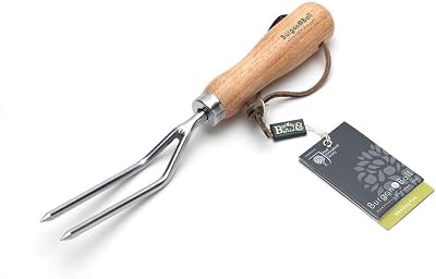 Burgon & Ball GTH/SRHS RHS Stainless Steel Weeding Fork