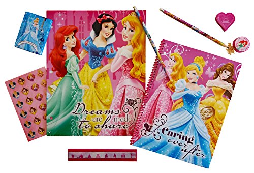 Disney Princess 8 Pieces School Supply Stationery Set.
