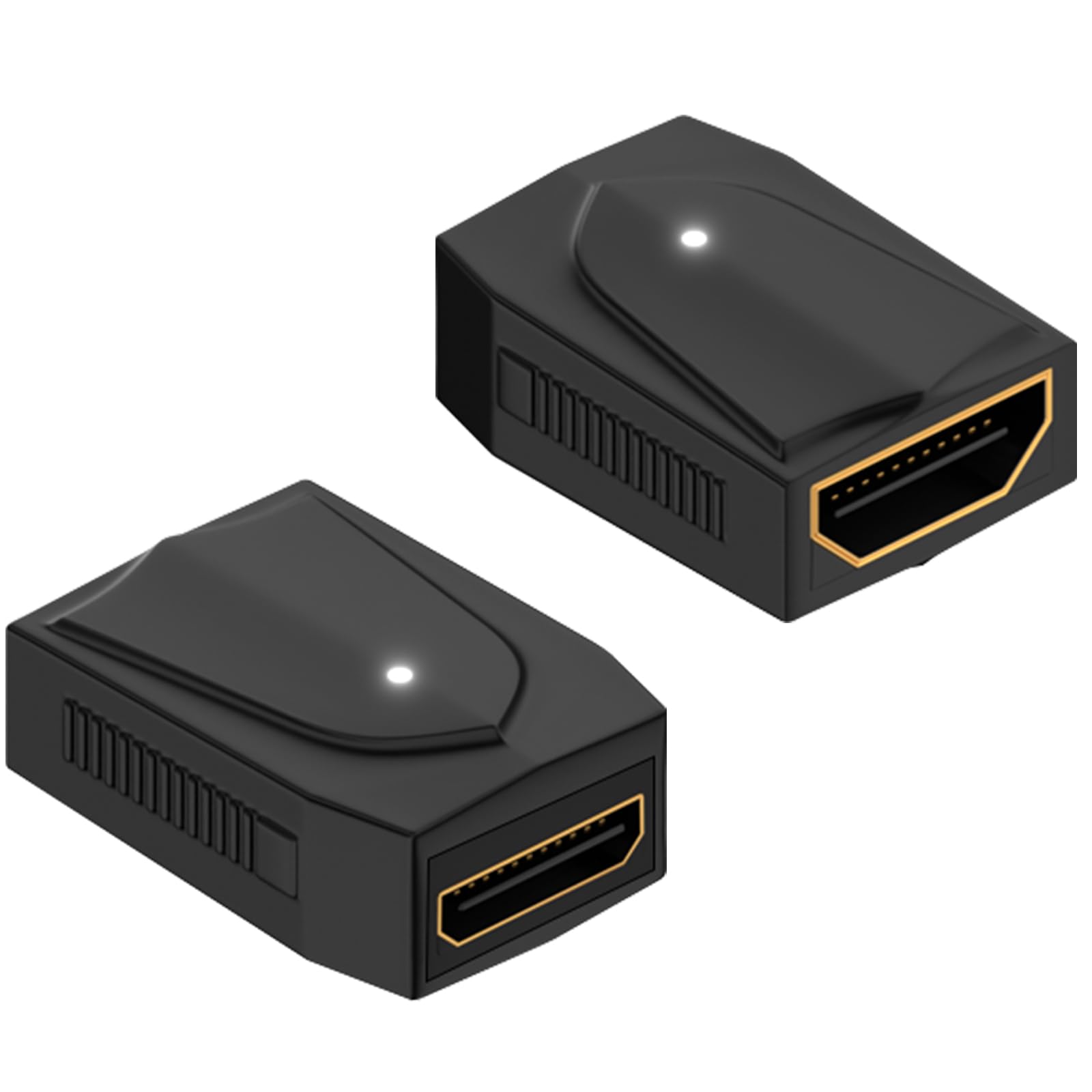 Duttek 8K HDMI to Mini HDMI Coupler, HDMI Female to Mini HDMI Adapter 48Gbps Mini HDMI to HDMI Support Dynamic HDR for 8K@60Hz, 4K@120Hz for HDTVs, PS5, laptops, Monitors, TV Boxes(2 Pack)