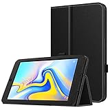 MoKo Case for Samsung Galaxy Tab A 8.0 2018 SM-T387, Premium Folding Stand Slim Smart Cover Case Compatible for Galaxy Tab A 8.0 Inch 2018 Release Tablet - Black