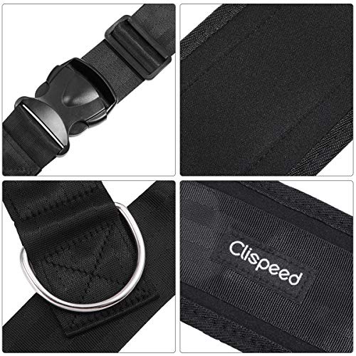 Clispeed Fitness Sled Harness Workout Speed Trainer with Pull Strap for Resistance Training - //coolthings.us
